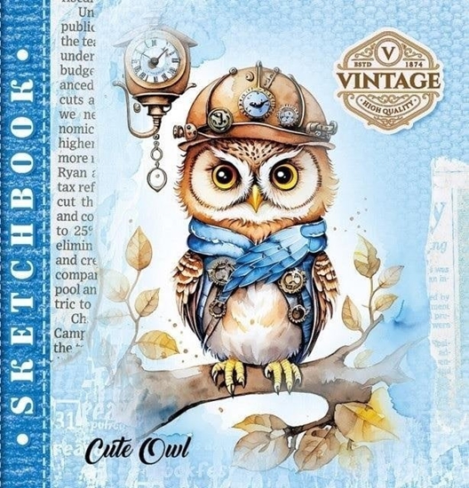 Picture of Szkicownik 200x200/36K 100g/m2 sówka FRESH