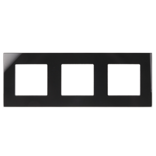 Picture of Szklana ramka potrójna MCE731B Czarna