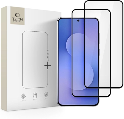 Attēls no Tech-Protect Tech-Protect Glass Fit+ 2-pack tempered glass for Samsung Galaxy S25 FE - black