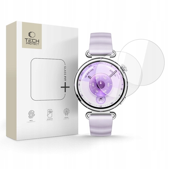 Picture of Szko hartowane Tech-Protect Glass Fit+ do Huawei Watch GT 6 41mm Clear [2 PACK]