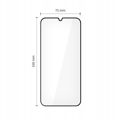 Attēls no Szko hartowane Tech-Protect Glass Fit+ do Xiaomi Poco M7 Black [2 PACK]