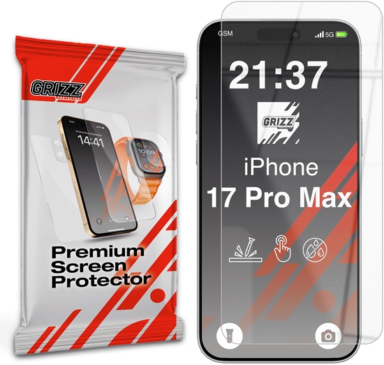 Изображение Szko hybrydowe GrizzGlass HybridGlass do Apple iPhone 17 Pro Max