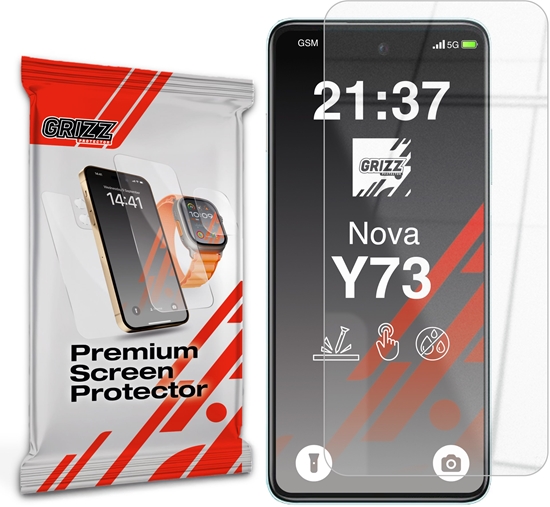 Picture of Szko hybrydowe GrizzGlass HybridGlass do Huawei Nova Y73