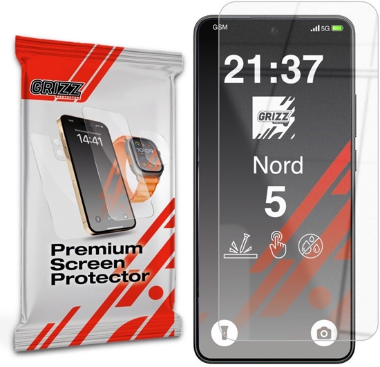 Изображение Szko hybrydowe GrizzGlass HybridGlass do OnePlus Nord 5