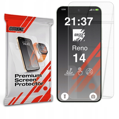 Attēls no Szko hybrydowe GrizzGlass HybridGlass do Oppo Reno14