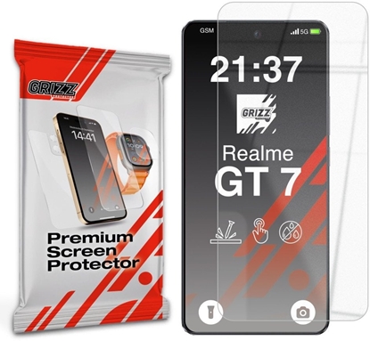 Изображение Szko hybrydowe GrizzGlass HybridGlass do Realme GT 7