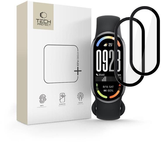 Picture of Szko hybrydowe Tech-Protect Glass Flex+ do Xiaomi Smart Band 10 / 10 NFC Black [2 PACK]