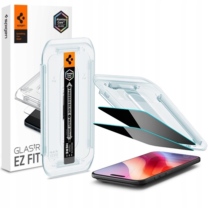 Picture of Szko prywatyzujce Spigen Glas.tr ez Fit do Apple iPhone 17 Air Privacy [2 PACK]