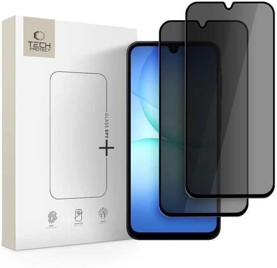 Picture of Szko prywatyzujce Tech-Protect Glass Spy+ do Samsung Galaxy A16 4G / 5G / A26 5G / A17 4G / 5G Privacy [2 PACK]
