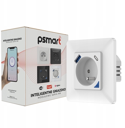 Picture of T400U PSMART Smart gniazdo biae Wi-Fi TUYA pomiar USB+USB-C