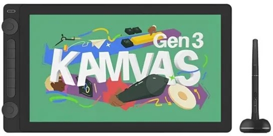 Picture of HUION Kamvas 16 Gen 3 tablet graficzny 2,5K QHD 15,8" 99% sRGB PenTech 4.0