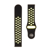 Picture of Tactical 20mm Double Silicone Watch Band Black Yellow