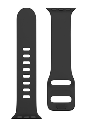 Изображение Tactical Apple Watch 38/40/41mm Silicone Strap with Buckle Black