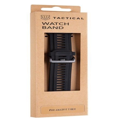 Attēls no Tactical Tactical 606 Silicone Band for Amazfit T-Rex/T-Rex Pro Black
