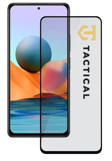 Picture of Tactical Xiaomi Redmi Note 10 Pro/10 Pro Max Glass 2.5D Full Glue Black