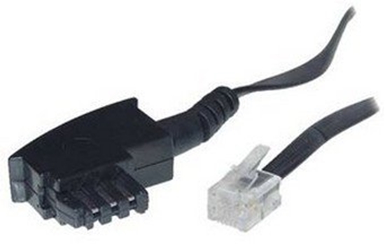 Изображение TAE-Anschlusskabel (F) 3m Inter. Norm schwarz (VF v. 5)