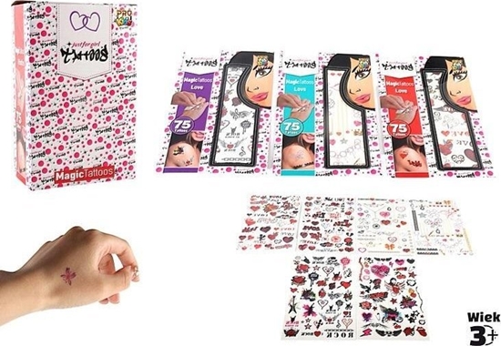 Изображение Tatuae naklejki zmywalne kobiece mix