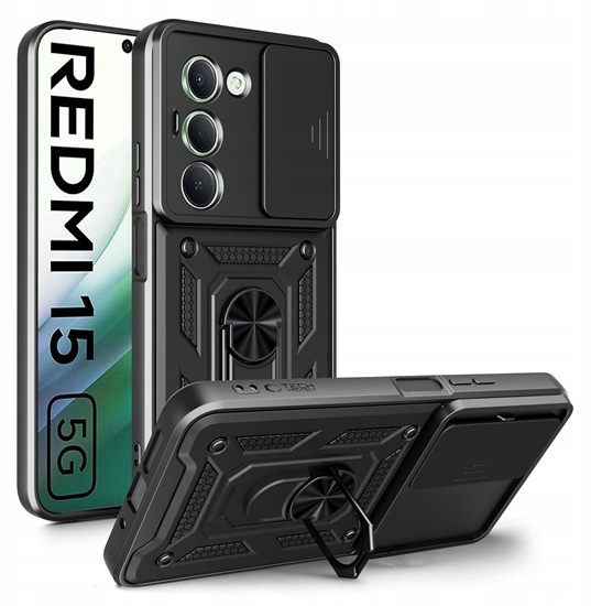 Picture of Tech-Protect Tech-Protect CamShield Pro Case for Xiaomi Redmi 15 4G / 5G - Black