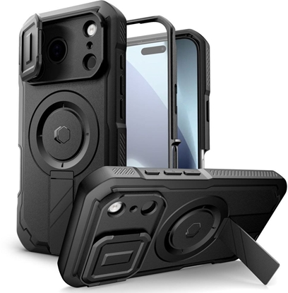 Attēls no TECH-PROTECT KEVLAR MAGSAFE IPHONE 17 PRO BLACK