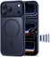 Изображение Tech-Protect Tech-Protect Magpeak Magsafe CC Case for iPhone 17 Pro - Matte Navy Blue