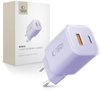 Picture of Tech-Protect Tech-Protect NCM33 PD 33W QC3.0 USB-C / USB-C Wall Charger - Purple