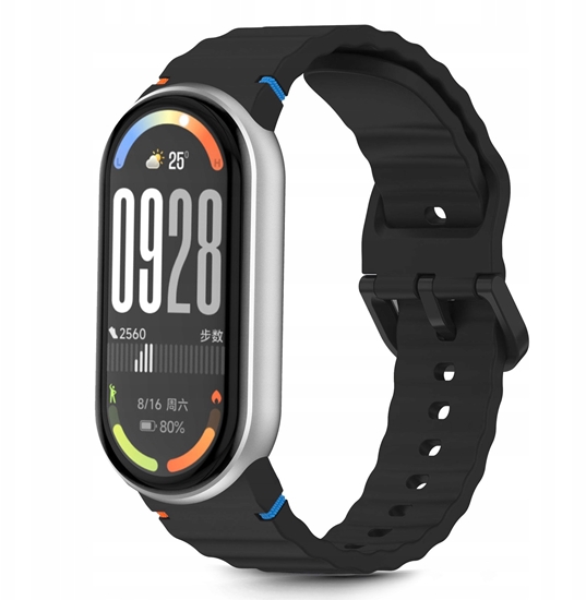 Picture of TECH-PROTECT SILICONE SPORT XIAOMI SMART BAND 8 / 9 / 10 / NFC BLACK
