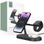 Picture of Tech-Protect Tech-Protect A12 3in1 MagSafe Inductive Charger for Smartphone/Headphones/Smartwatch - Black
