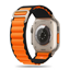 Attēls no Tech-Protect Tech-Protect Nylon Pro Strap for Apple Watch 4 / 5 / 6 / 7 / 8 / 9 / SE / Ultra 1 / 2 (42/44/45/49 mm) - Black & Orange