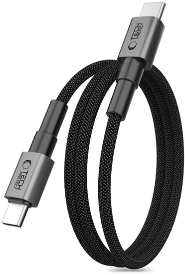 Picture of TECH-PROTECT ULTRABOOST DNA MAGTWIST TYPE-C CABLE PD 100W / 5A 100CM IRON GREY