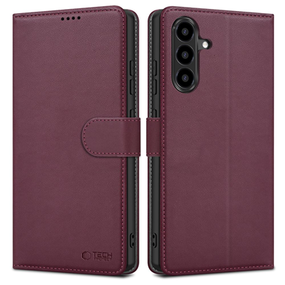 Picture of Tech-Protect Tech-Protect Wallet Case for Samsung Galaxy A26 5G / A17 4G / 5G - Burgundy