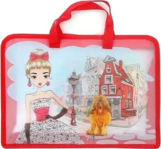 Изображение Teczka-torba A4+ zapinana na zamek z rczk FRESH