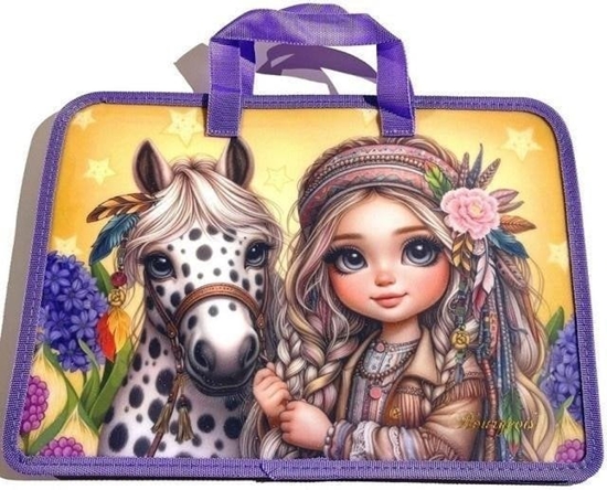 Picture of Teczka-torba A4+ zapinana na zamek z rczk Ko