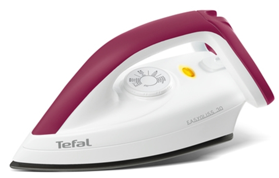 Picture of Tefal EasyGliss FS4030 iron Dry iron Durilium soleplate 1200 W Burgundy, White