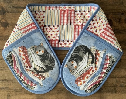 Изображение Teka Rkawice kuchenne GLV01 Kot na koszu z praniem