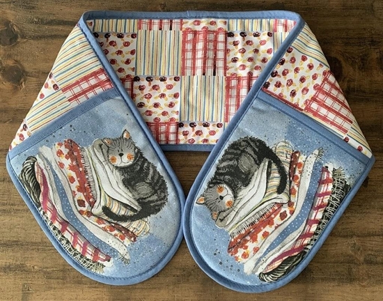 Picture of Teka Rkawice kuchenne GLV01 Kot na koszu z praniem