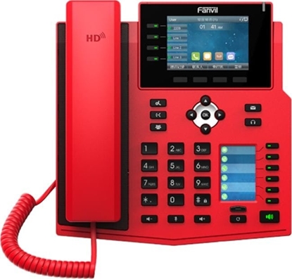 Picture of Telefon Fanvil Fanvil X5U-R telefon VoIP Czarny, Czerwony 16 linii Wi-Fi