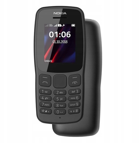 Picture of TELEFON GSM NOKIA 106 CZARNY
