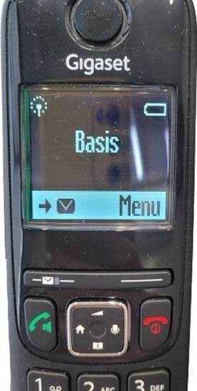 Picture of Telefon stacjonarny Gigaset Gigaset AS690A Telefon analogowy/DECT Nazwa i identyfikacja dzwonicego Czarny