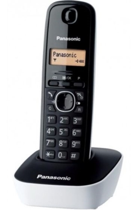 Изображение Panasonic Cordless KX-TG1611FXW Black/White, Caller ID, Phonebook capacity 50 entries, Built-in display, Wireless connection,
