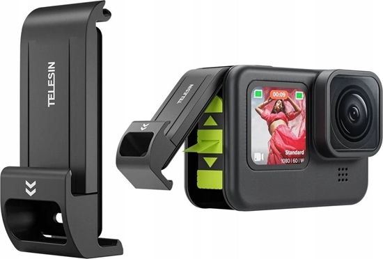 Picture of Telesin Drzwiczki adowania Klapka Baterii Zalepka z otworem USB-C do GoPro HERO 11 10 9 / GP-CLC-G11