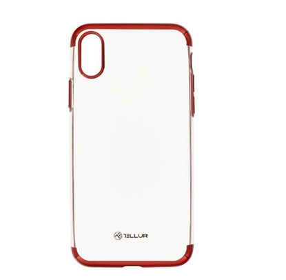 Picture of Tellur Apple Cover Silicone Electroplated for iPhone X/XS red