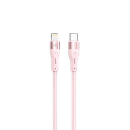 Picture of Tellur Silicone Type-C to Lightning Cable PD30W 1m Pink
