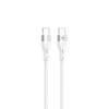 Picture of Tellur Silicone Type-C to Type-C Cable PD60W 1m White