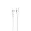 Picture of Tellur Silicone Type-C to Type-C Cable PD60W 1m White