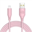 Изображение Tellur Silicone USB to Lightning cable 3A, 1m, pink
