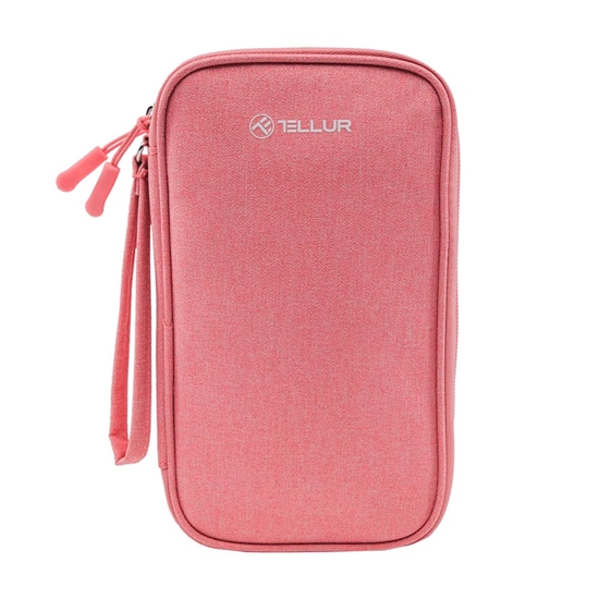 Изображение Tellur Universal travel cable organiser Pink