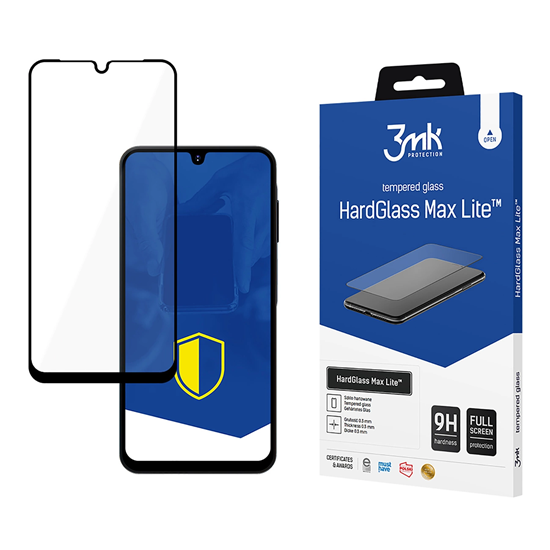 Изображение Tempered glass 3mk HardGlass Max Lite Black for Sa