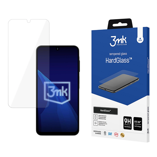Picture of Tempered glass 3mk HardGlassâ¢ for Samsung Galaxy