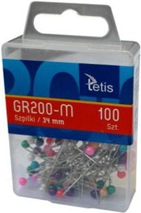 Attēls no Tetis Szpilki kolorowe 34mm