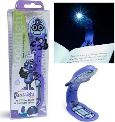 Picture of Thinking Gifts Flexilight Pals Robot Purple - Lampka do ksiki